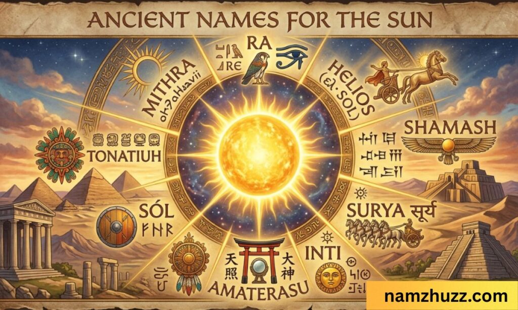 Ancient names for the sun