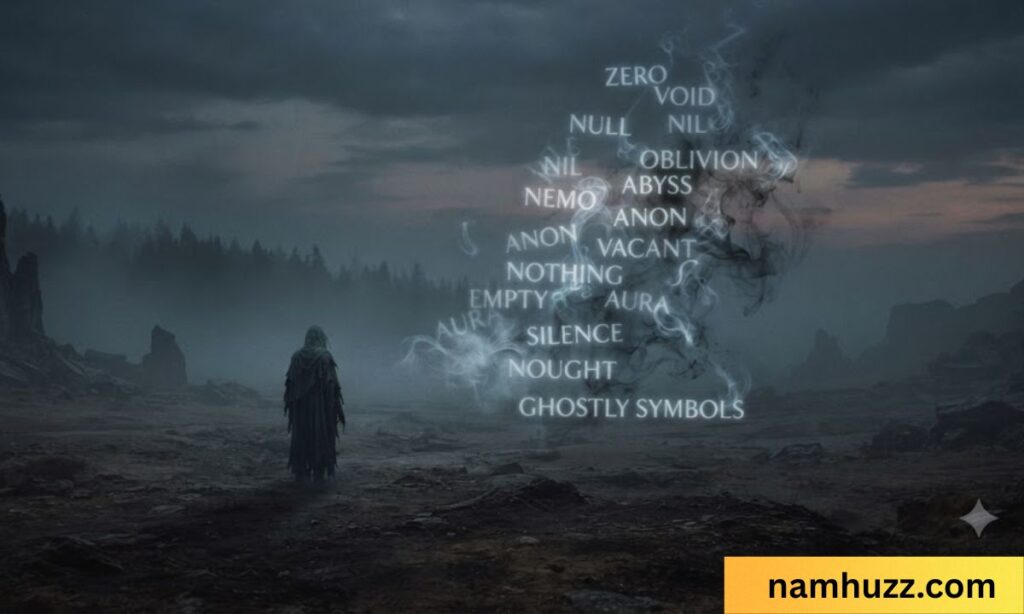 Names That Mean Nothingness