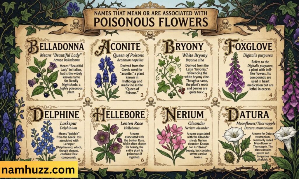 Names That Mean Poisonous Flower