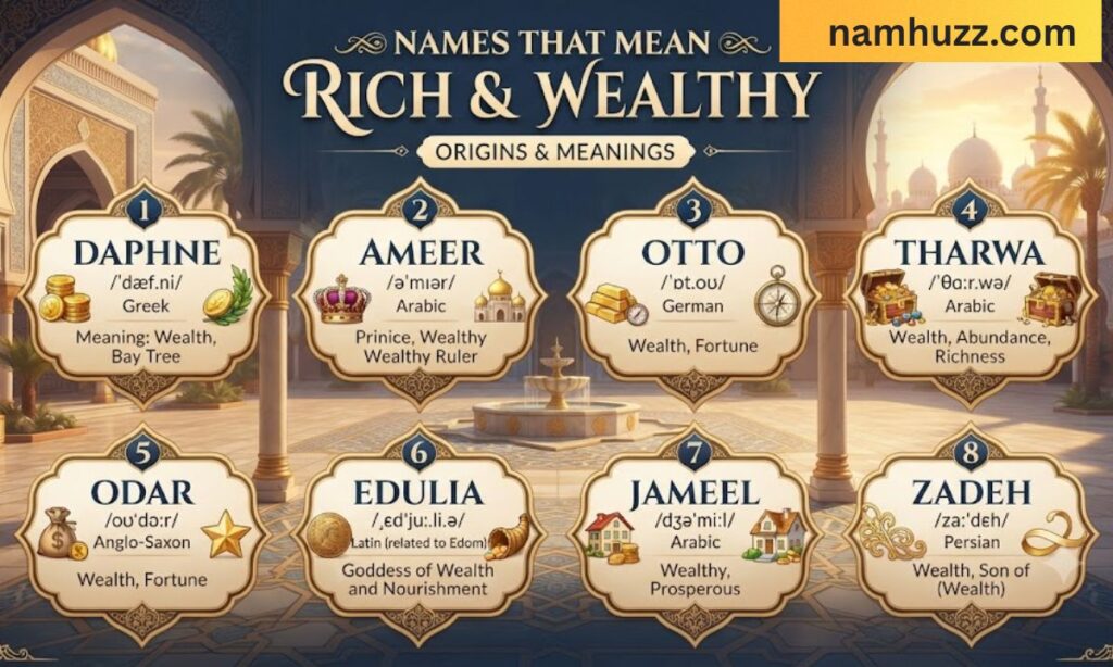 Names That Mean Rich and Wealthy