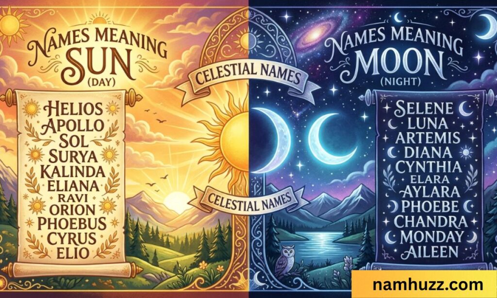 names that mean sun and moon