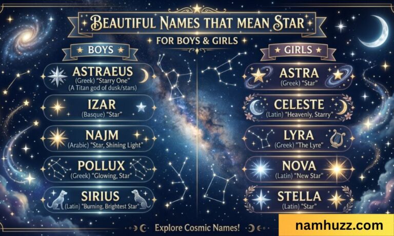 Beautiful Names That Mean Star for Boys & Girls