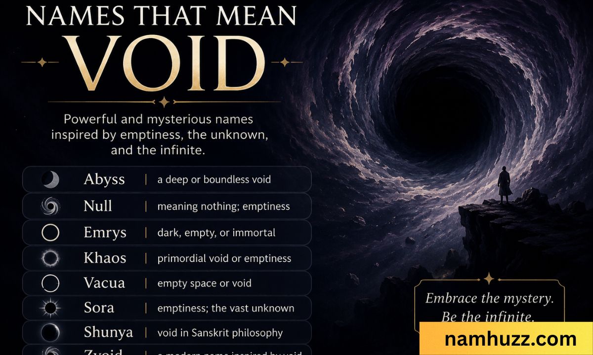 Names That Mean Void