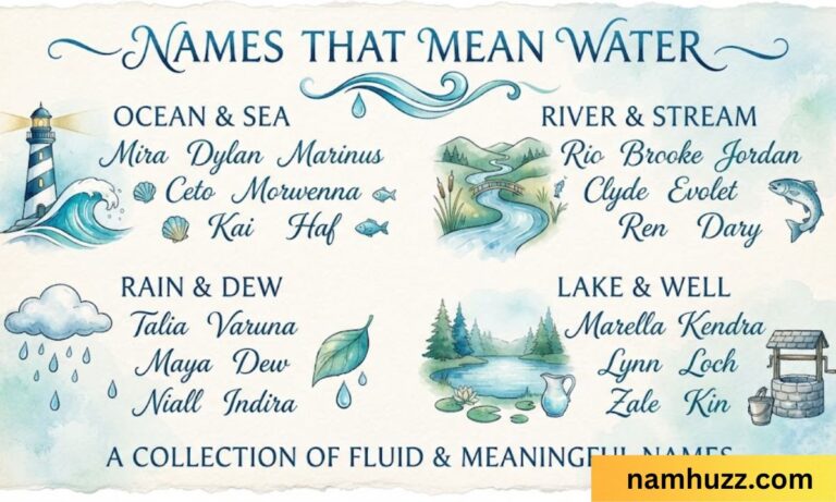 Names That Mean Water