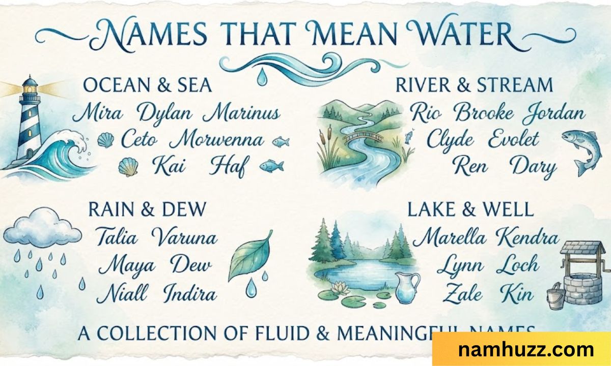 Names That Mean Water